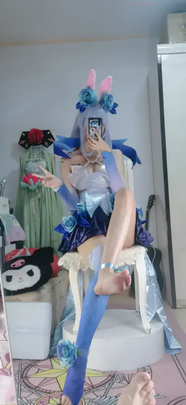 沐沐酱 王者荣耀cos真人手办 公孙离