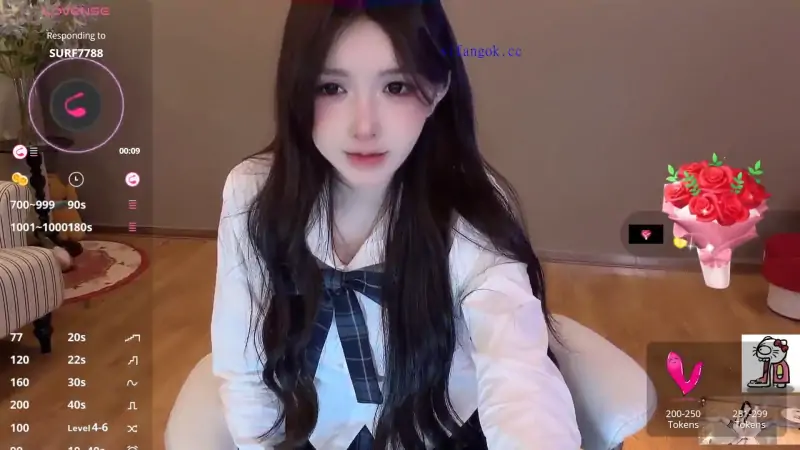 【stripchat】校花美女Hahaha_ha2学生装 开票大秀 [1V/1.74G]